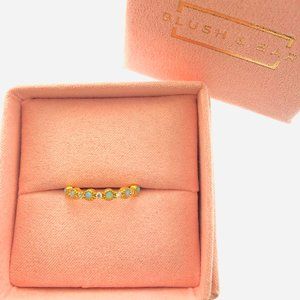 Women's Blush & Bar Gold Debra Dots Opal Ring